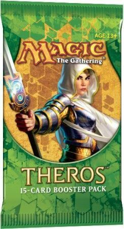 Sobre De 15 Cartas Magic Edición Theros En Ingles