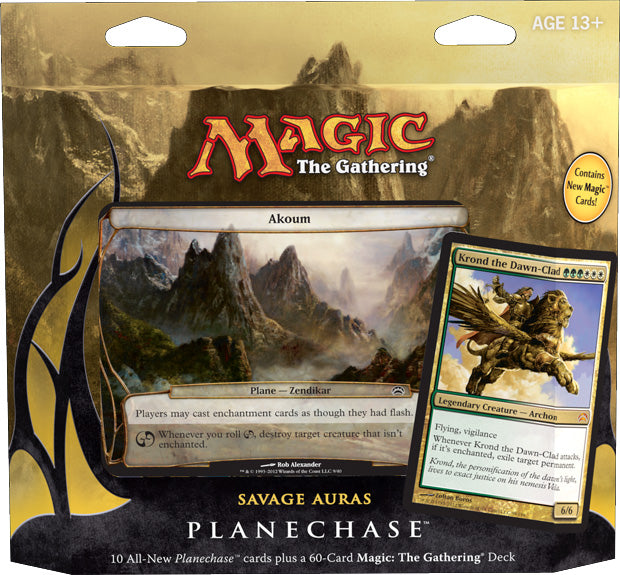 Mazo 60 Cartas Planechase Auras Salvajes en idioma Español
